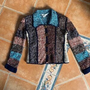 Multicolor Patchwork Women's Jacket